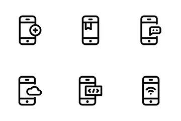 Screen Outline Icon Pack
