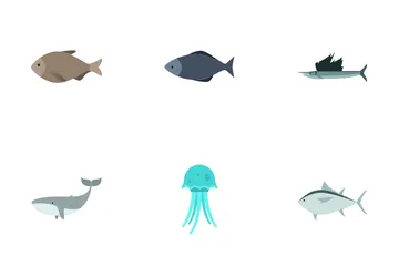 Sea Animals Icon Pack