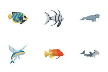 Sea Animals Icon Pack