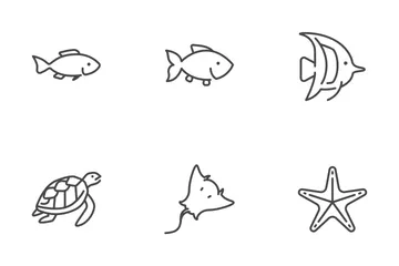 Sea Creature Icon Pack