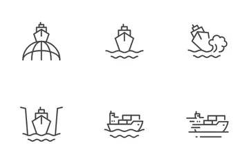 Sea Freight Icon Pack