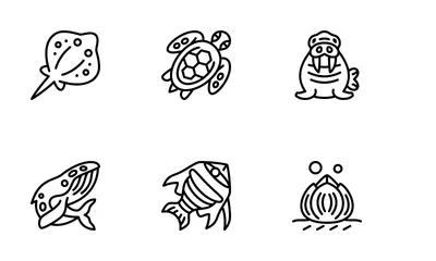 Sea Life Icon Pack