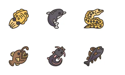 Sea Life Icon Pack