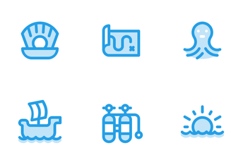 Sea Life - Tiny Icon Pack