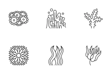 Sea Plants Icon Pack