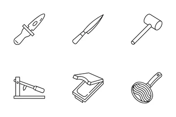 Seafood Tools Icon Pack