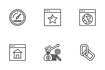 Search Engine And Optimization Icon Pack