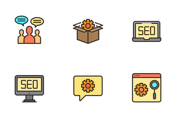 Search Engine Optimization Icon Pack