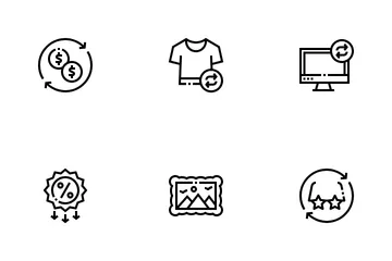 Second Hand Products Icon Pack
