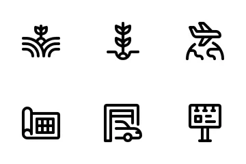 Sector industrial Paquete de Iconos