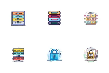 Sécurité des données Pack d'Icônes