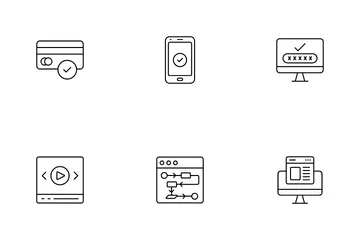 La sécurité sur Internet Pack d'Icônes