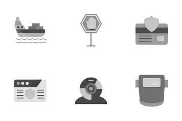 Security At Work Icon Pack