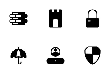 Security Glyph Icon Pack