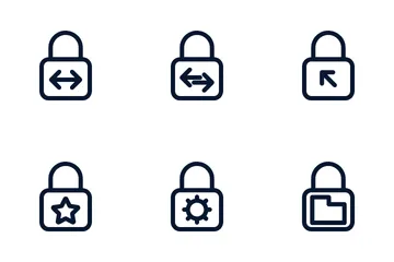 Security Padlock Icon Pack