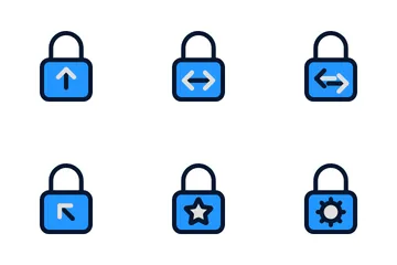 Security Padlock Icon Pack