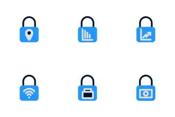 Security Padlock Icon Pack