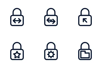 Security Padlock Icon Pack