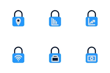 Security Padlock Icon Pack