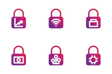 Security Padlock Icon Pack
