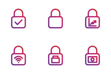 Security Padlock Icon Pack