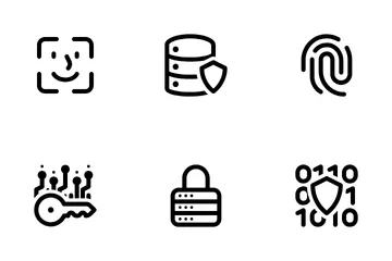 Security Regular Icon Pack