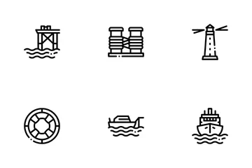 Seehafentransport Symbolpack