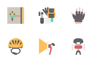 Segurança da bicicleta Icon Pack