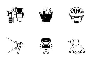 Segurança da bicicleta Icon Pack