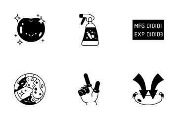 Seguridad alimenticia Paquete de Iconos