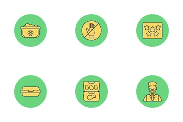 Seguridad alimenticia Paquete de Iconos