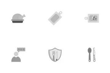 Seguridad alimenticia Paquete de Iconos