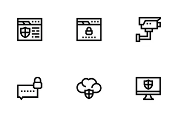 Seguridad de datos Paquete de Iconos