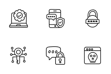 Seguridad de datos Icon Pack