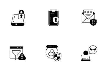 Seguridad de datos Paquete de Iconos