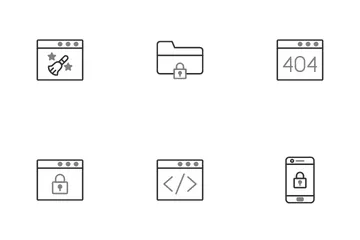 Seguridad de Internet Paquete de Iconos