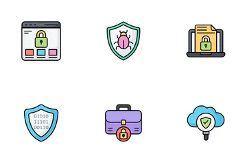 Seguridad de información Paquete de Iconos