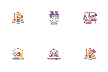 Seguridad infantil Paquete de Iconos