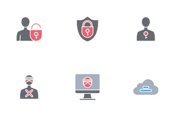 La seguridad informática Paquete de Iconos