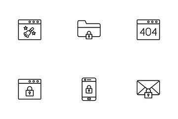 Seguridad de Internet Paquete de Iconos