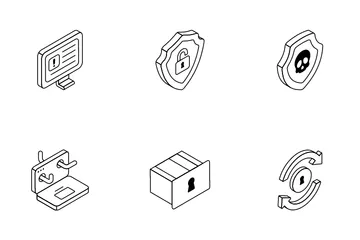 Seguridad y tecnología Paquete de Iconos