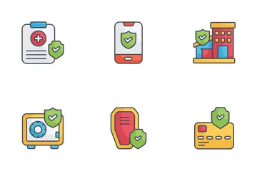 Seguro Paquete de Iconos