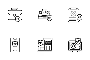 Seguro Paquete de Iconos