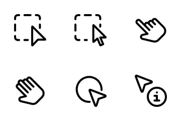 Selection And Cursors Icon Pack