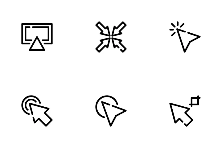 1,424 Mouse Cursor Icon Packs, Logos, Symbols - Free Download in SVG