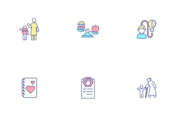 Self Care Practice Icon Pack