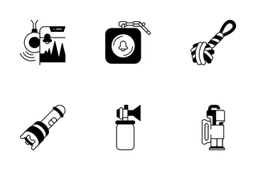 Self Defense Equipment Icon Pack