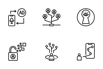 Sem privacidade Pacote de Ícones