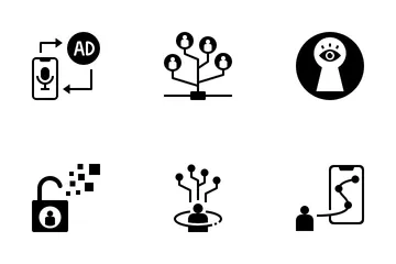 Sem privacidade Pacote de Ícones