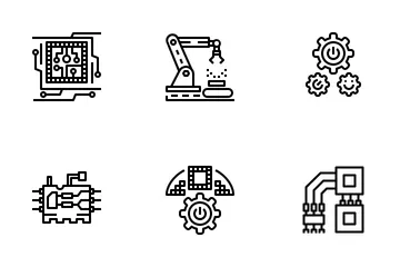 Semiconductor Paquete de Iconos